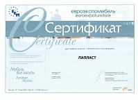 Сертификат EEM 2008